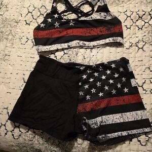 Born Primitive Set Black and White Activewear